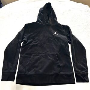 Air Jordan Youth Boys Large 12-13 Years Black Pullover Hoodie Sweatshirt Jumpman